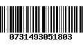 Código de Barras 0731493051803