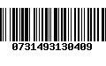 Código de Barras 0731493130409