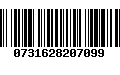 Código de Barras 0731628207099