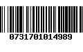 Código de Barras 0731701014989