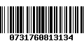 Código de Barras 0731760813134