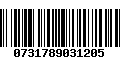 Código de Barras 0731789031205