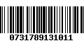 Código de Barras 0731789131011