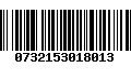 Código de Barras 0732153018013