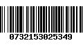 Código de Barras 0732153025349