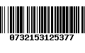Código de Barras 0732153125377
