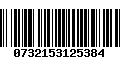 Código de Barras 0732153125384