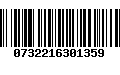 Código de Barras 0732216301359