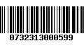 Código de Barras 0732313000599