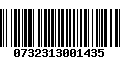 Código de Barras 0732313001435