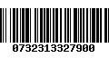 Código de Barras 0732313327900