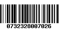 Código de Barras 0732328007026