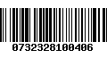 Código de Barras 0732328100406