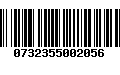 Código de Barras 0732355002056