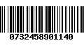 Código de Barras 0732458901140