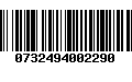 Código de Barras 0732494002290