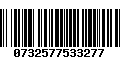 Código de Barras 0732577533277