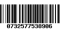 Código de Barras 0732577538906