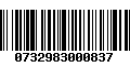 Código de Barras 0732983000837