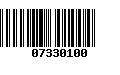 Código de Barras 07330100