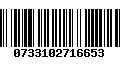 Código de Barras 0733102716653