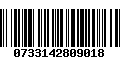 Código de Barras 0733142809018