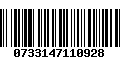 Código de Barras 0733147110928