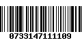 Código de Barras 0733147111109