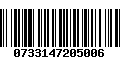 Código de Barras 0733147205006