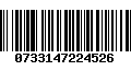 Código de Barras 0733147224526
