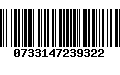 Código de Barras 0733147239322