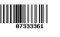 Código de Barras 07333361