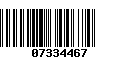 Código de Barras 07334467