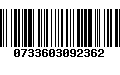 Código de Barras 0733603092362
