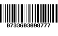 Código de Barras 0733603098777