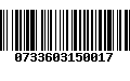 Código de Barras 0733603150017