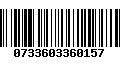 Código de Barras 0733603360157