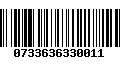 Código de Barras 0733636330011