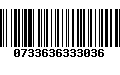 Código de Barras 0733636333036