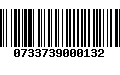 Código de Barras 0733739000132
