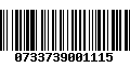 Código de Barras 0733739001115