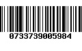 Código de Barras 0733739005984