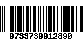 Código de Barras 0733739012890