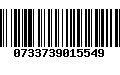Código de Barras 0733739015549