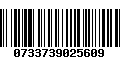 Código de Barras 0733739025609