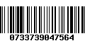 Código de Barras 0733739047564