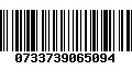 Código de Barras 0733739065094