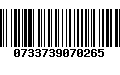 Código de Barras 0733739070265