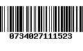 Código de Barras 0734027111523