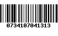 Código de Barras 0734107041313